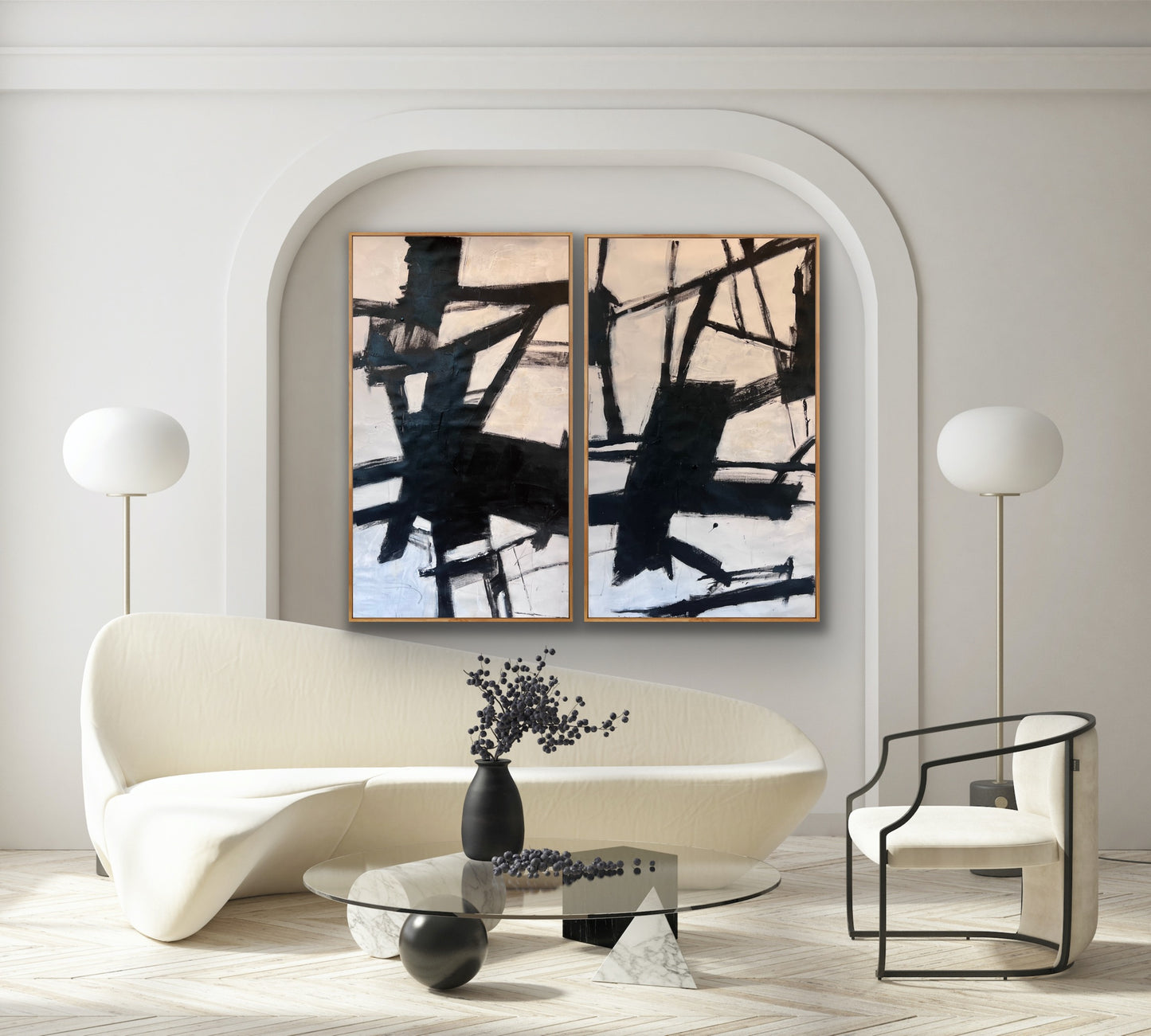 Believe ( Monocohrome Diptych)