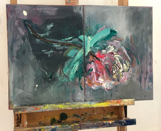 Birthday Flower (Diptych)