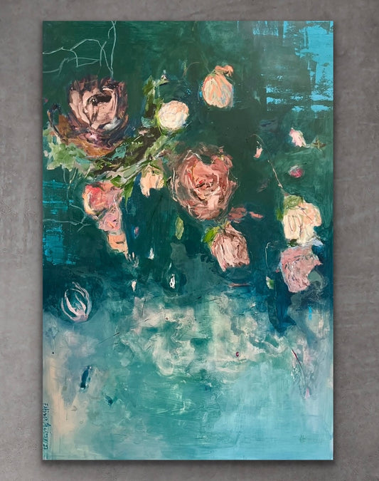 A floral dreamscape: where petals meet imagination