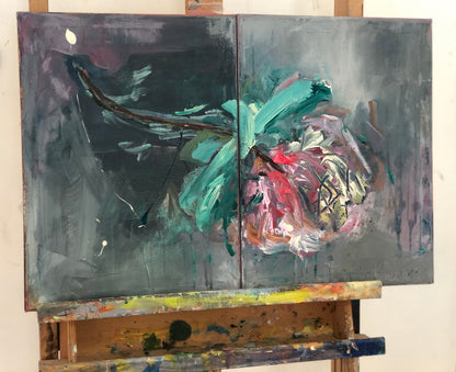 Birthday Flower (Diptych)