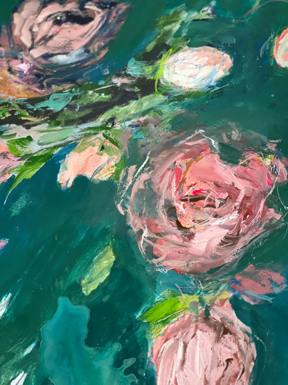 A floral dreamscape: where petals meet imagination