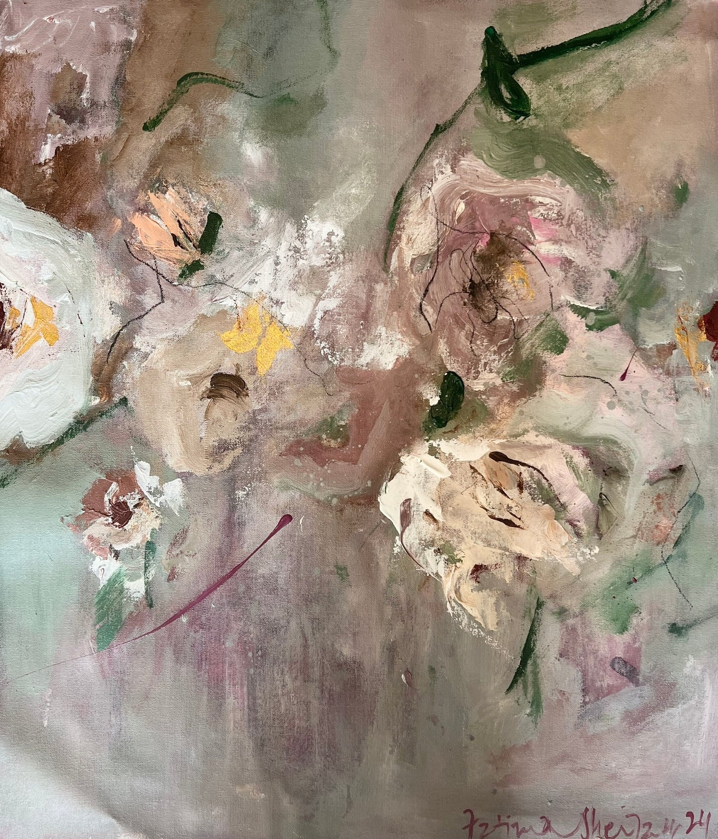 Mini Florals (diptych)